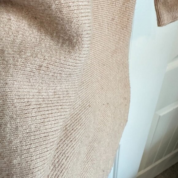Siren Lily PLUS 3X women's pale peach cream neutral sweater with sparkles - Picture 7 of 12